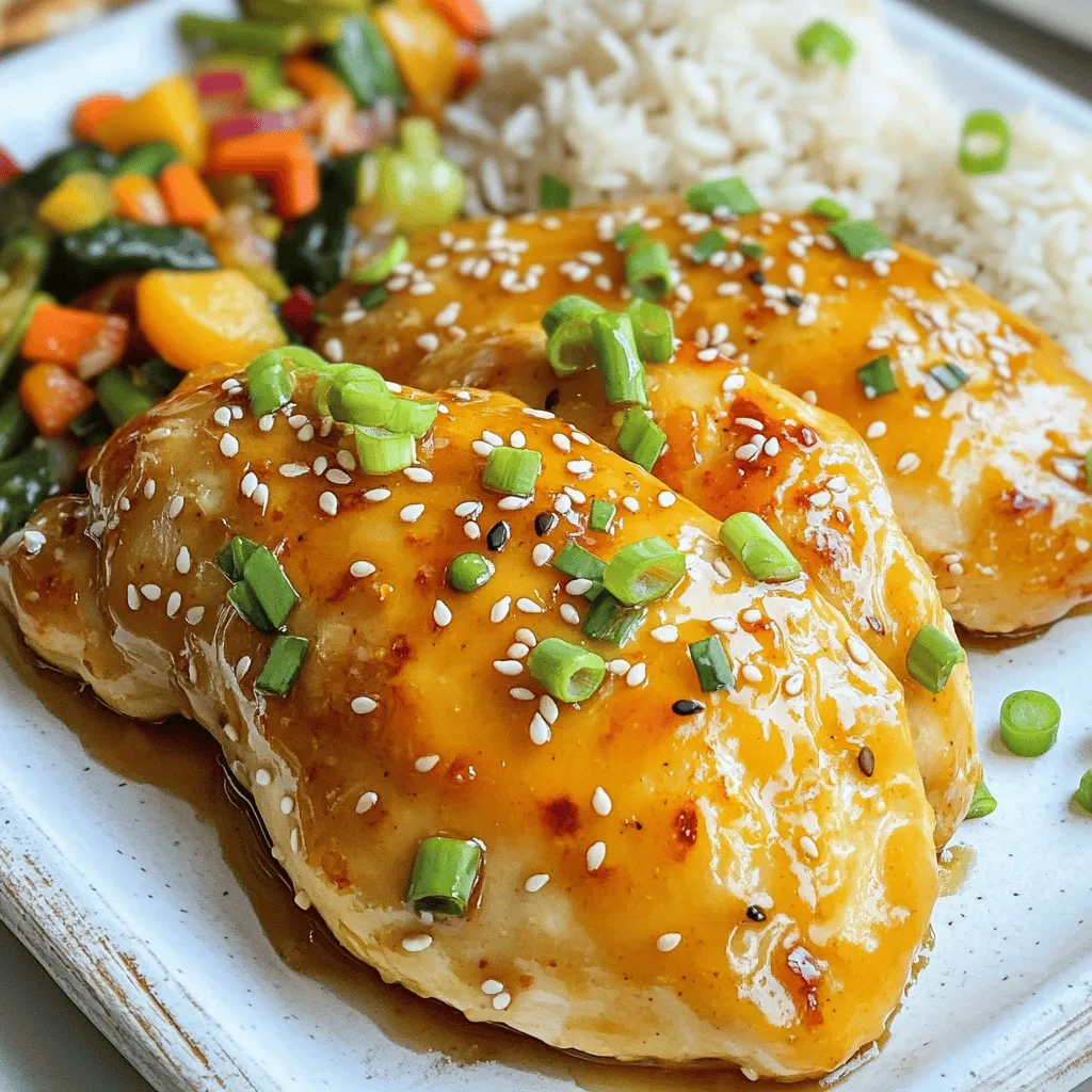 Orange Glazed Chicken Tasty Recipe for Dinner