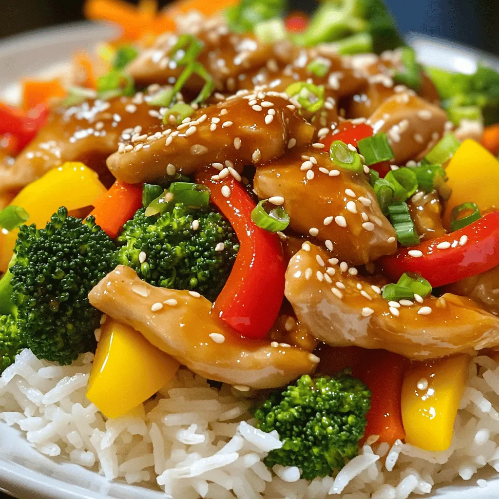 Honey Garlic Chicken Stir-Fry Easy Weeknight Meal