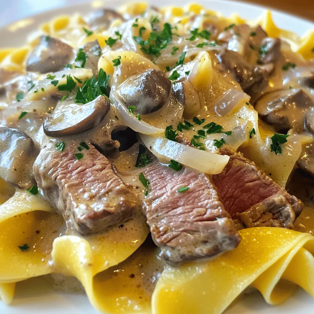 Beef Stroganoff Rich and Creamy Comfort Dish