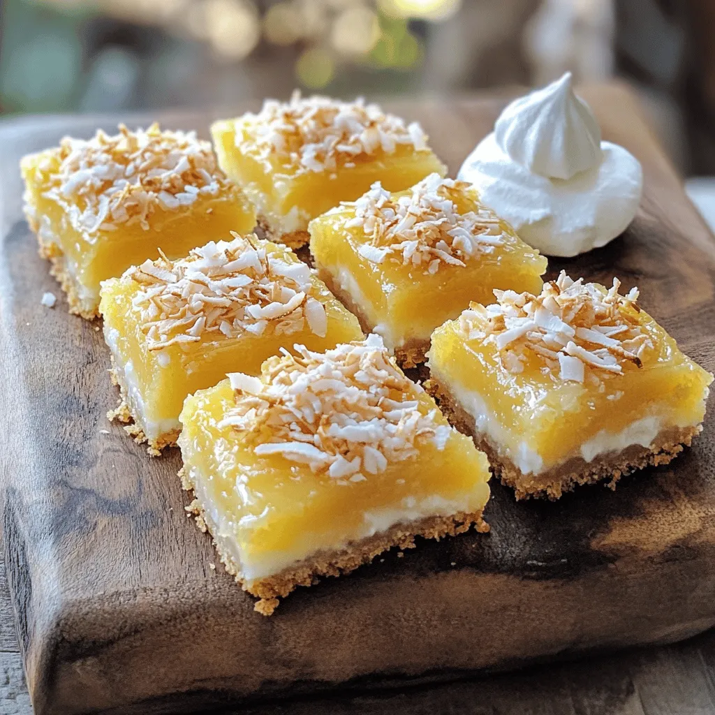 Coconut Cream Pie Bars Irresistible No-Bake Dessert