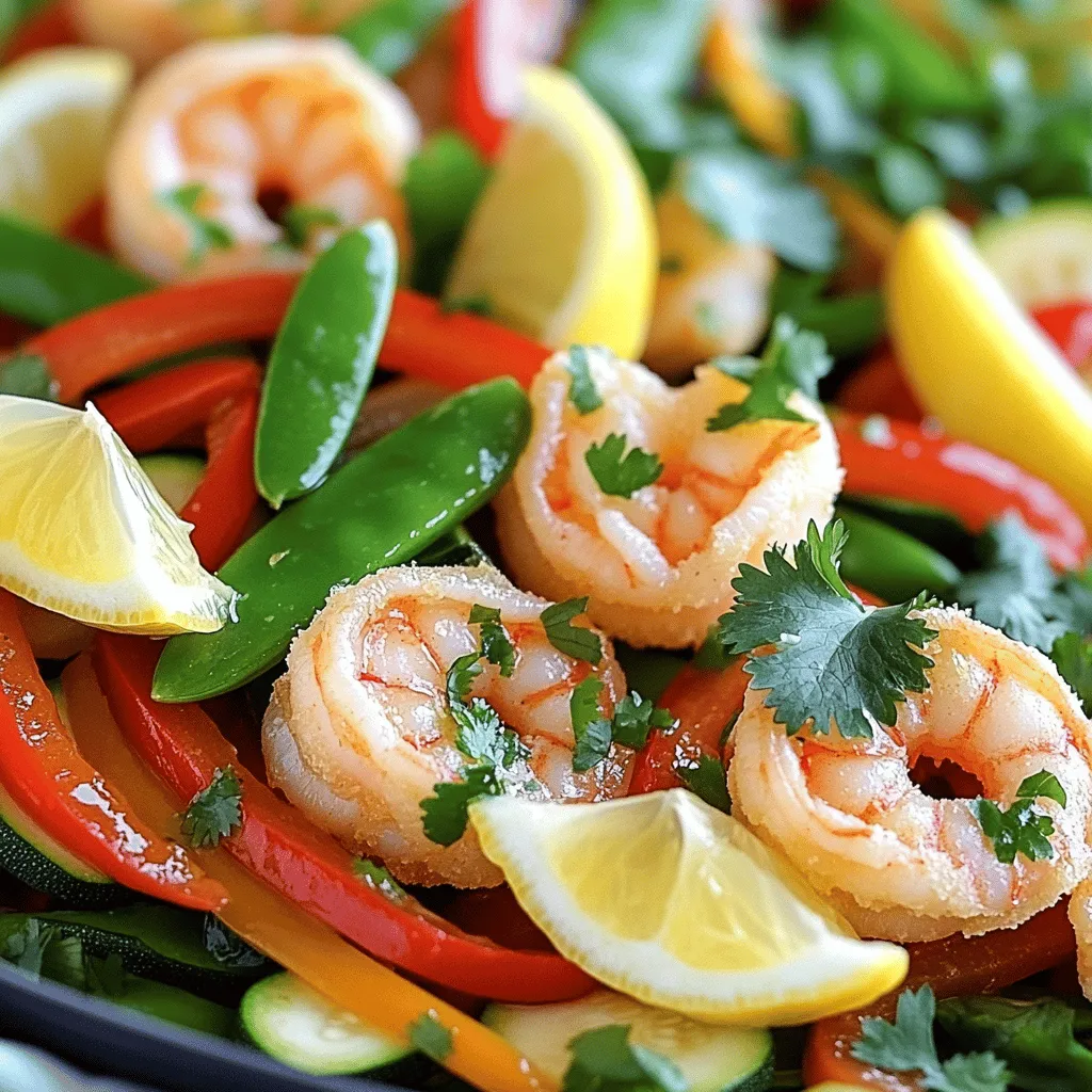 Lemon Garlic Shrimp Stir Fry Flavorful and Quick Meal
