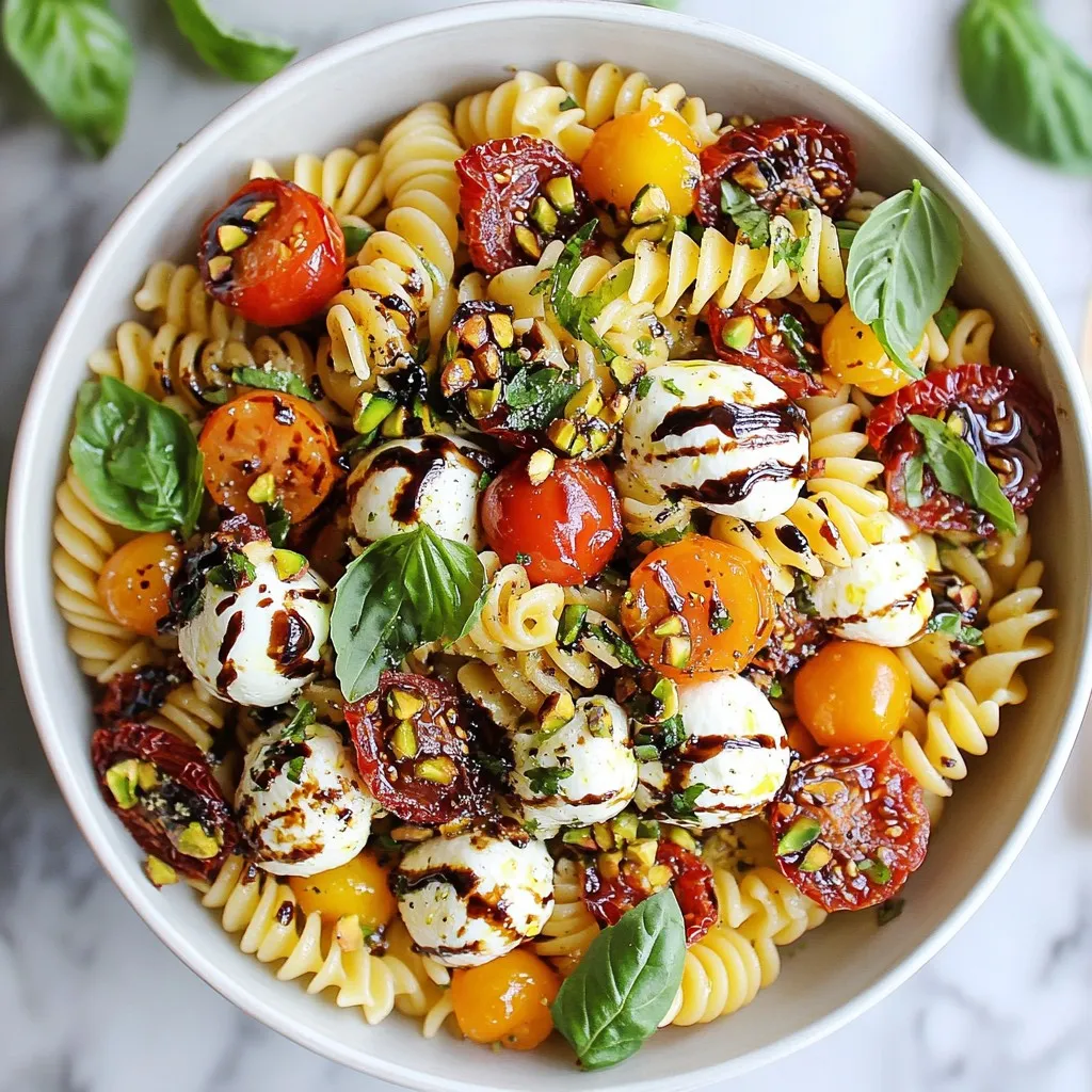 Caprese Pasta Salad Fresh and Flavorful Delight