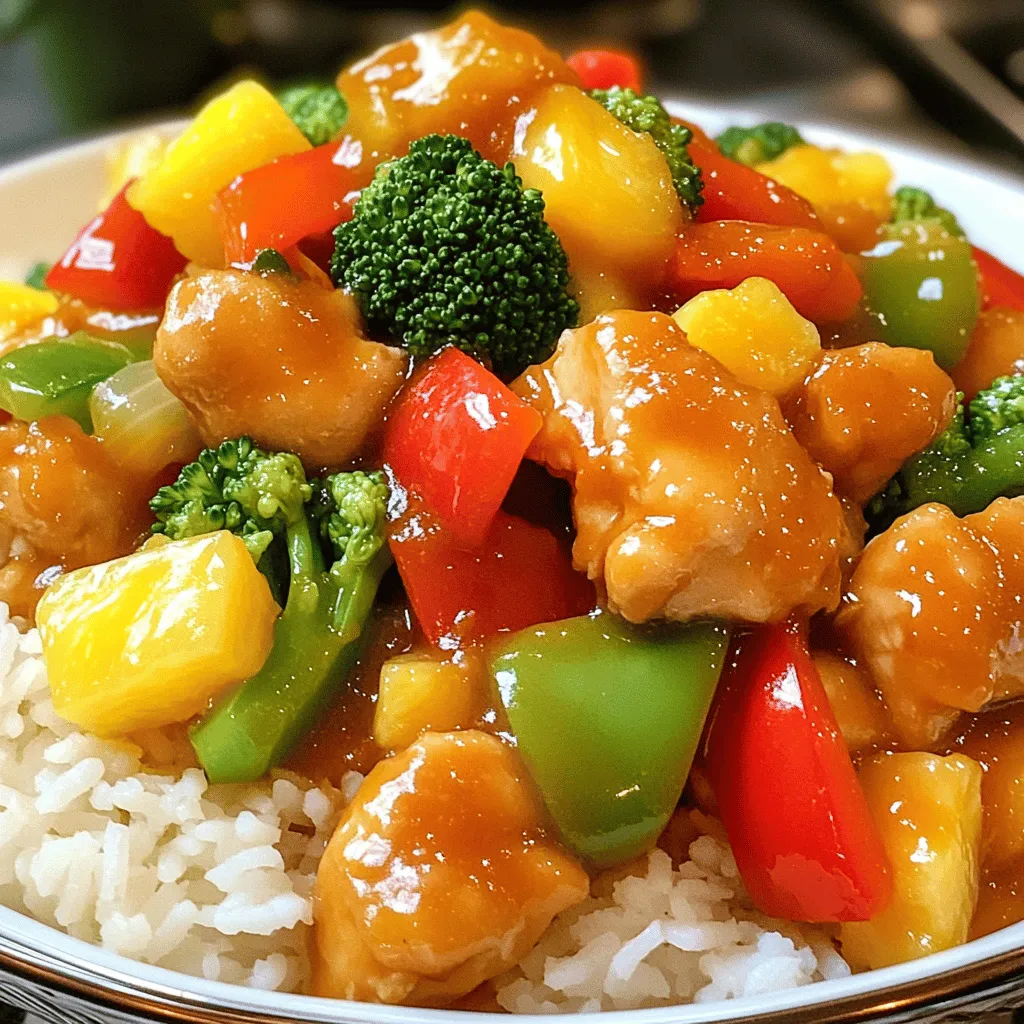 Sweet and Sour Chicken Flavorful Dinner Delight