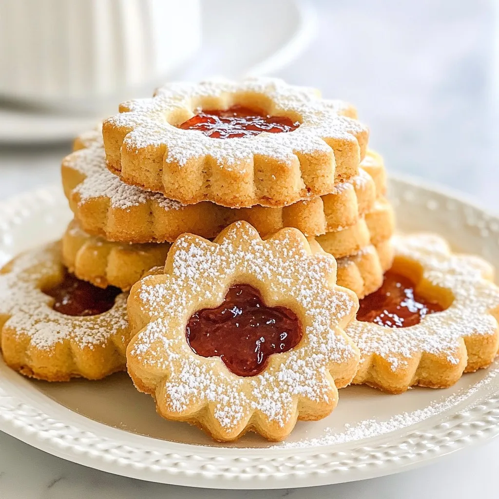 Raspberry Almond Linzer Cookies Delightful Treats