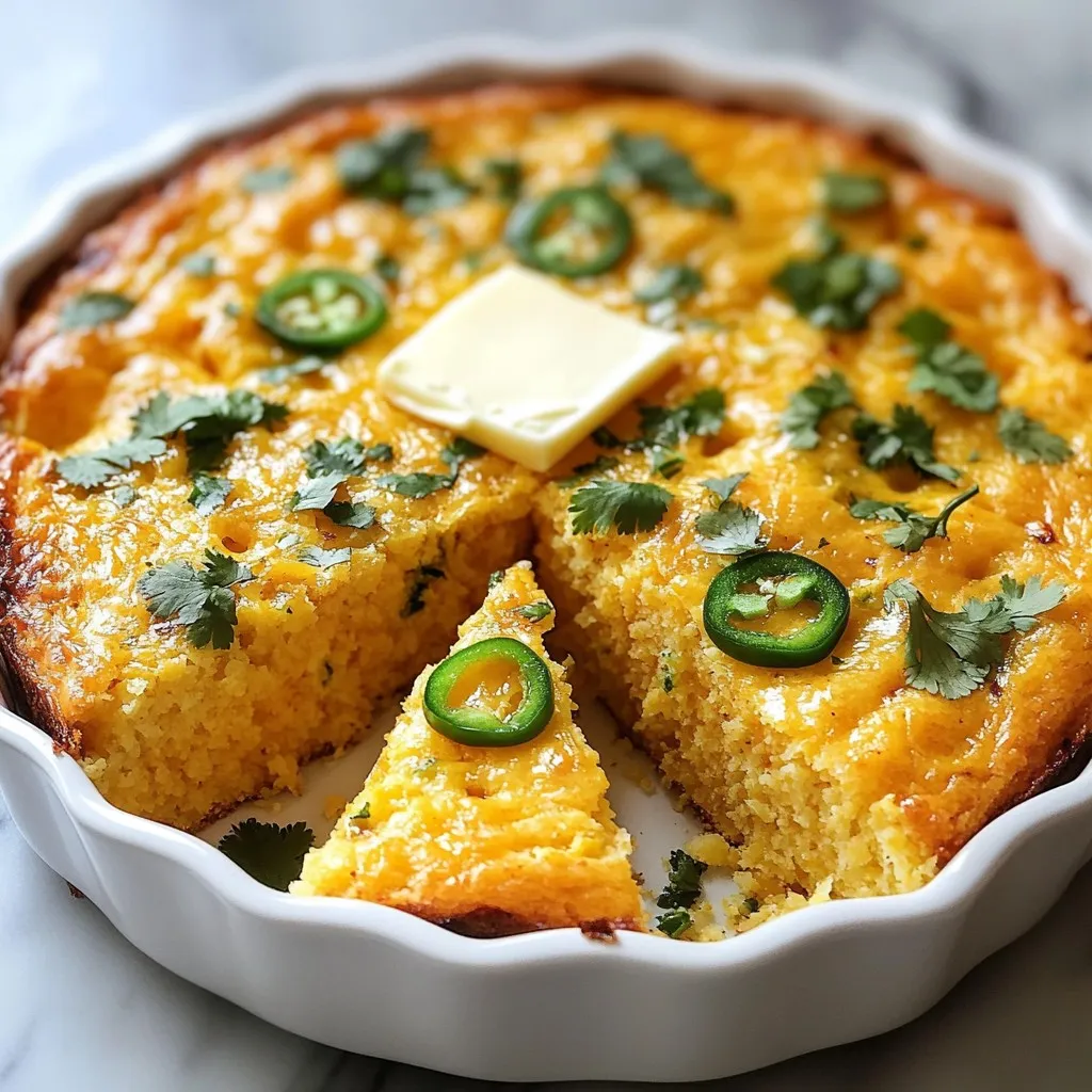 Jalapeño Cheddar Cornbread Savory Homemade Delight