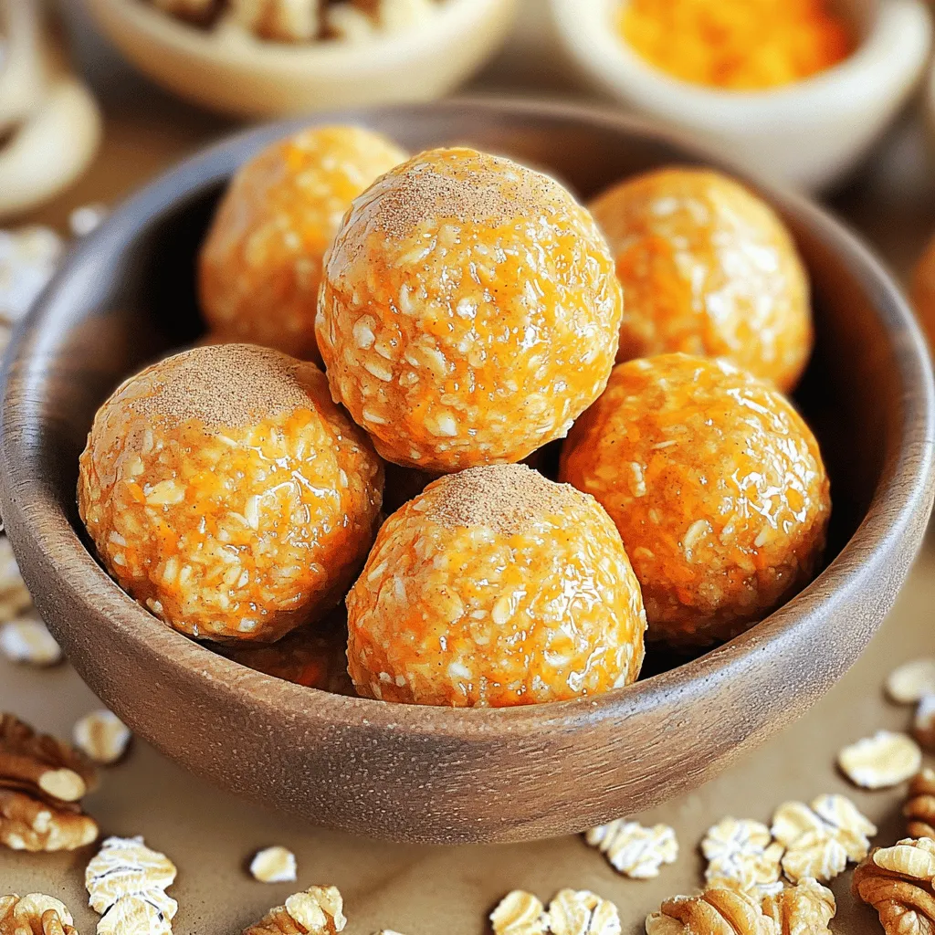 Carrot Cake Energy Bites Delightful and Nutritious Snack