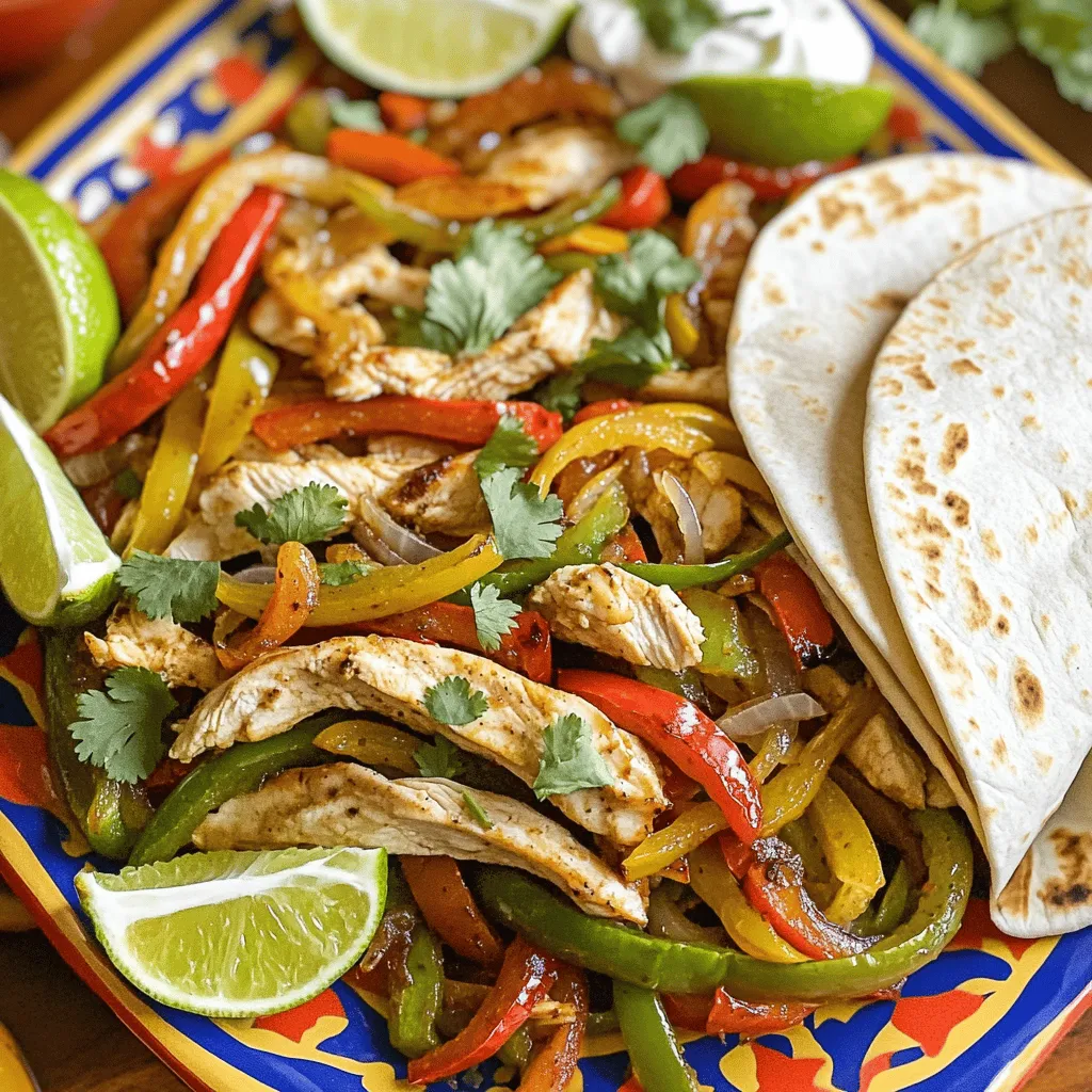 Simple Chicken Fajitas Flavorful and Easy Dinner Recipe