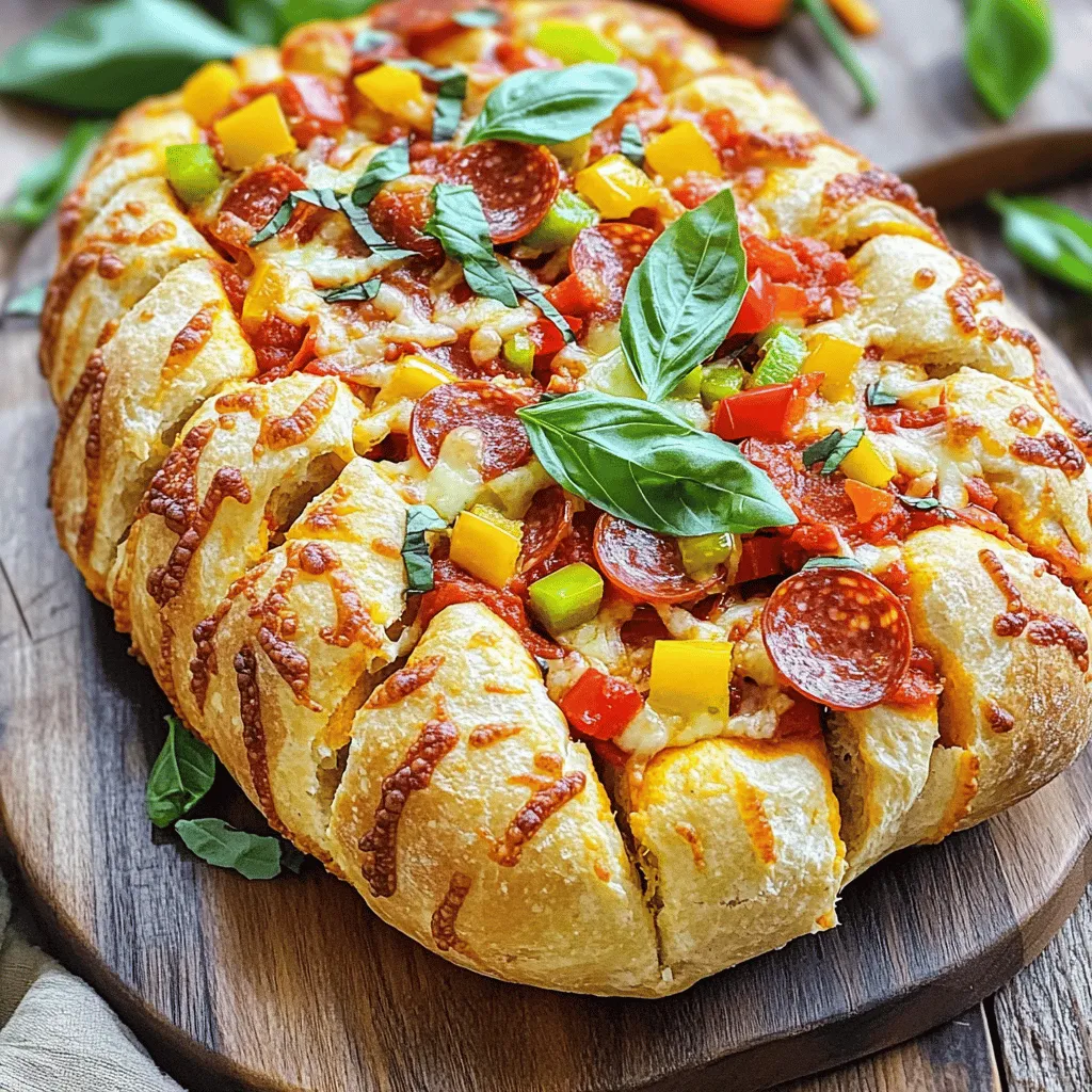 Cheesy Pull-Apart Pizza Bread Irresistible Snack Idea