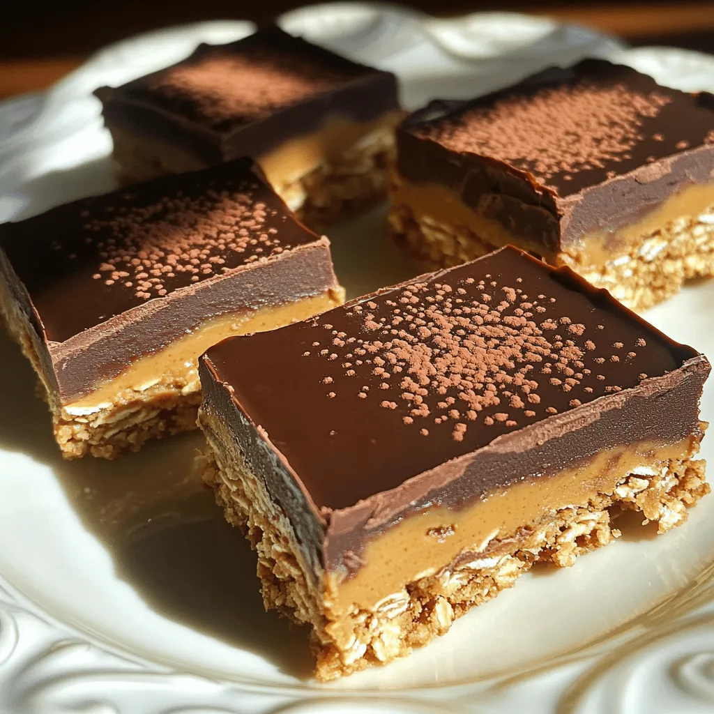 Indulgent No Bake Chocolate Peanut Butter Bars Recipe