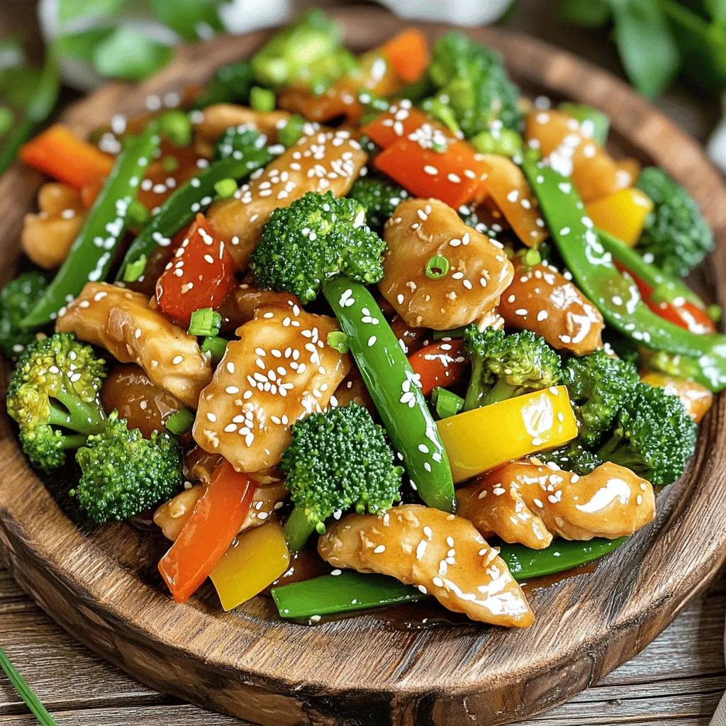 Honey Garlic Chicken Stir-Fry Simple and Flavorful Dish