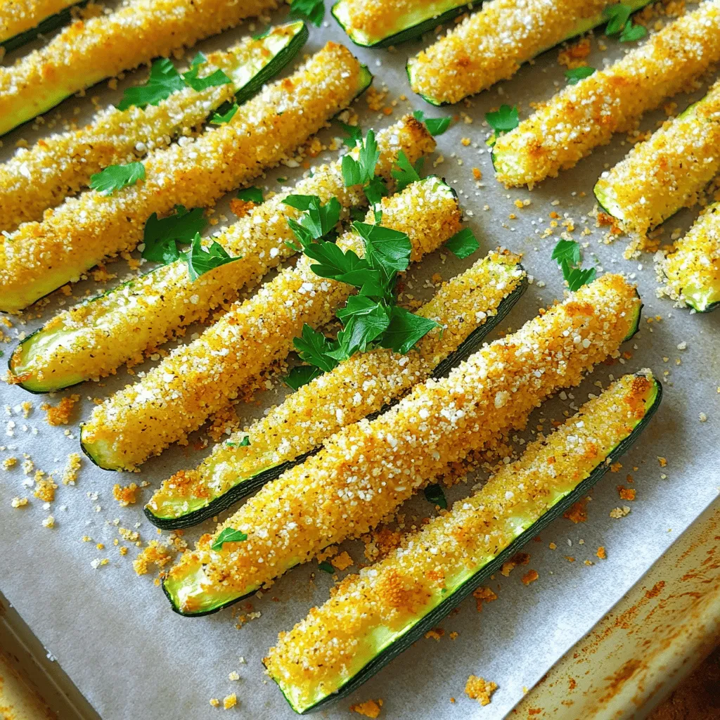 Baked Zucchini Fries Crispy and Flavorful Snack