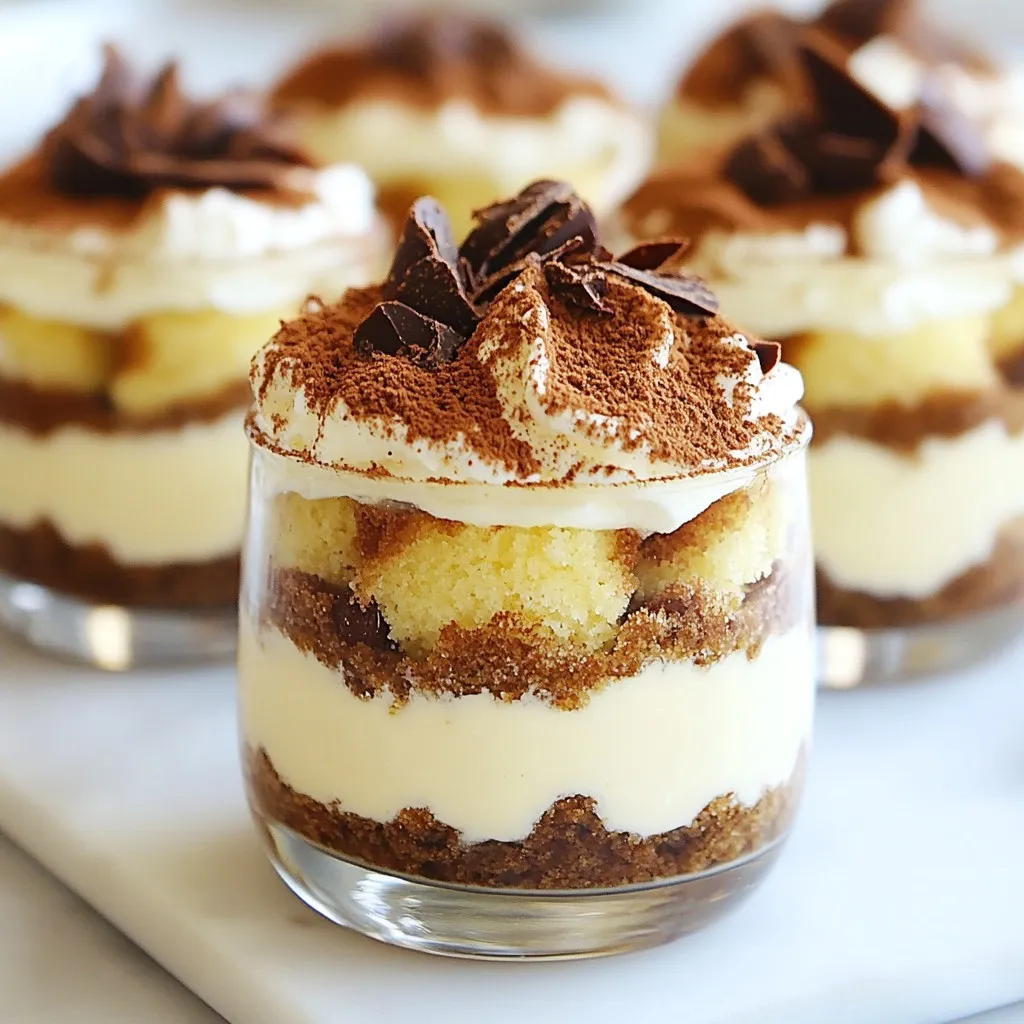 Classic Tiramisu Cups Delightful and Easy Dessert