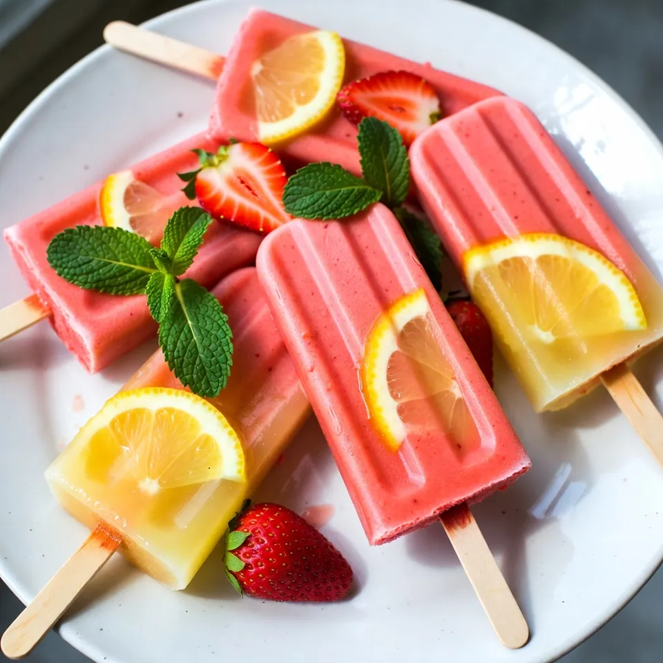 Strawberry Lemonade Popsicles Refreshing Summer Treat
