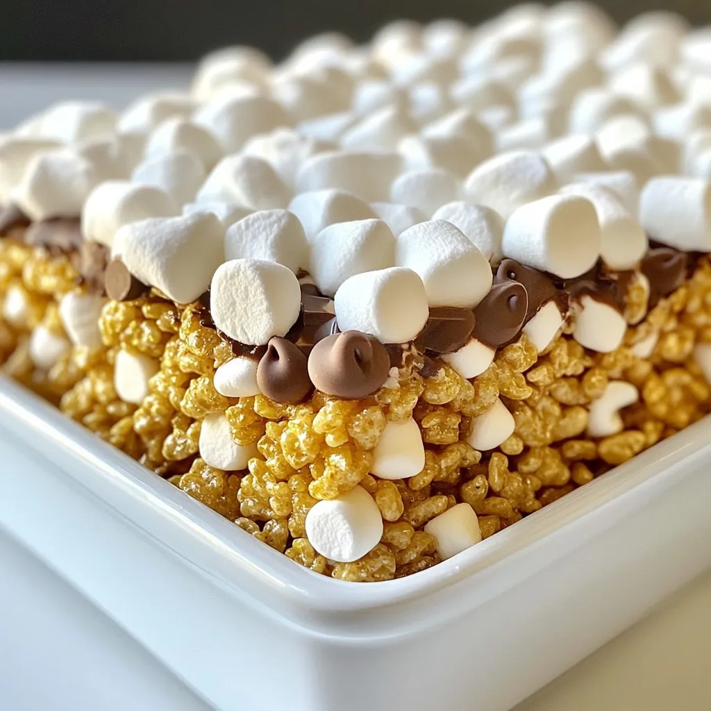 S&#8217;mores Rice Krispie Treats Simple and Tasty Recipe