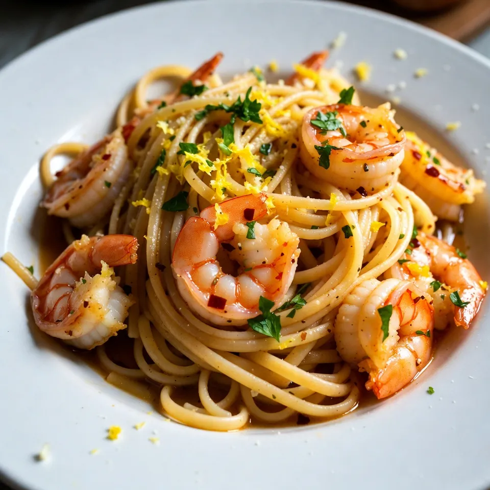 Savory Shrimp Scampi Linguine Easy and Flavorful Dish