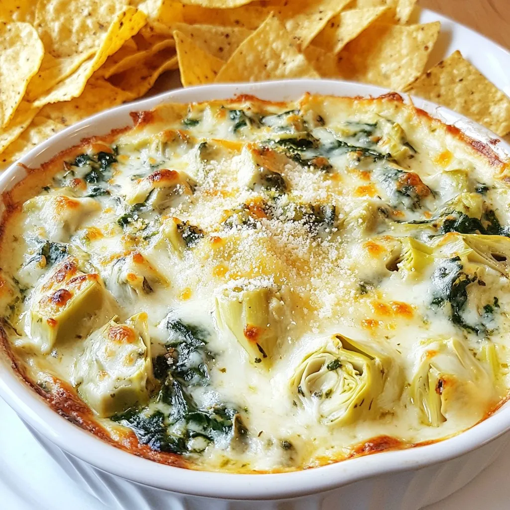 Creamy Spinach Artichoke Dip Easy and Flavorful Recipe