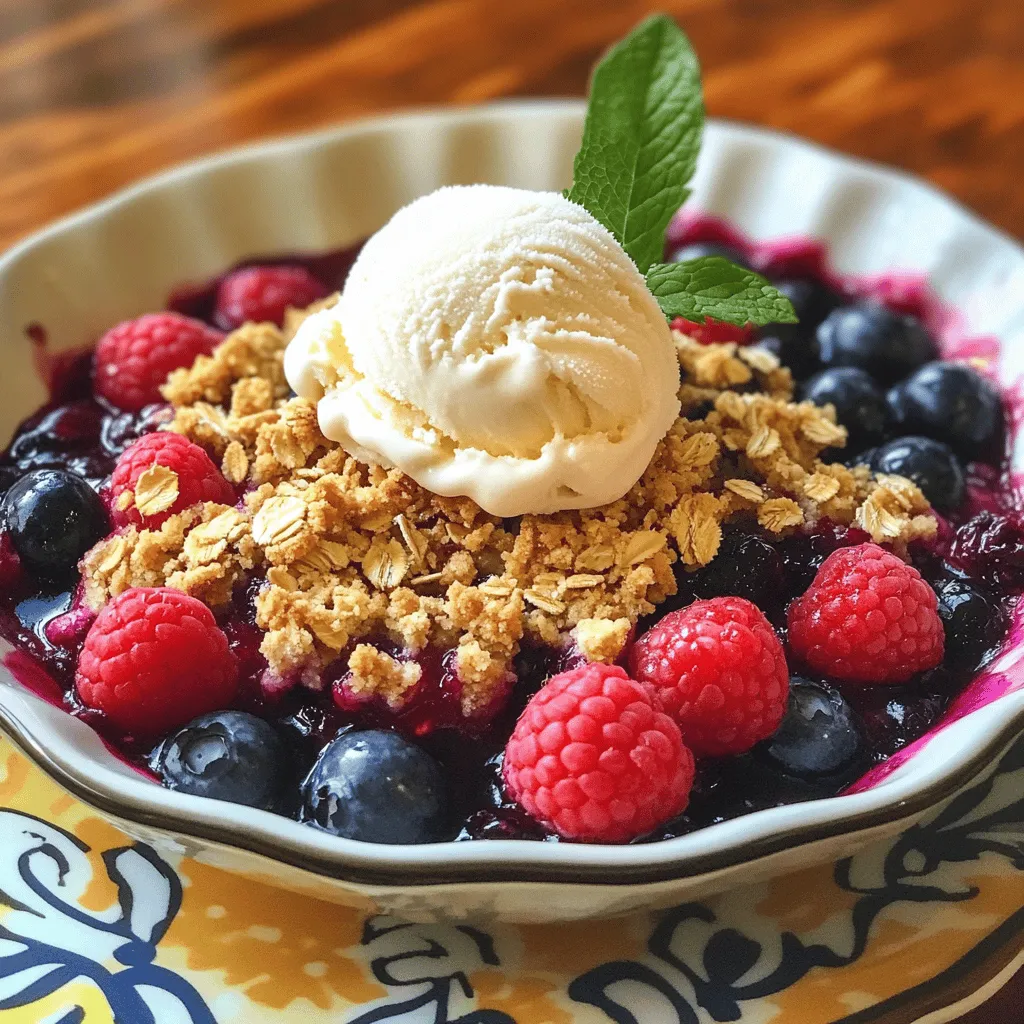 Summer Berry Crisp Delightful and Easy Recipe
