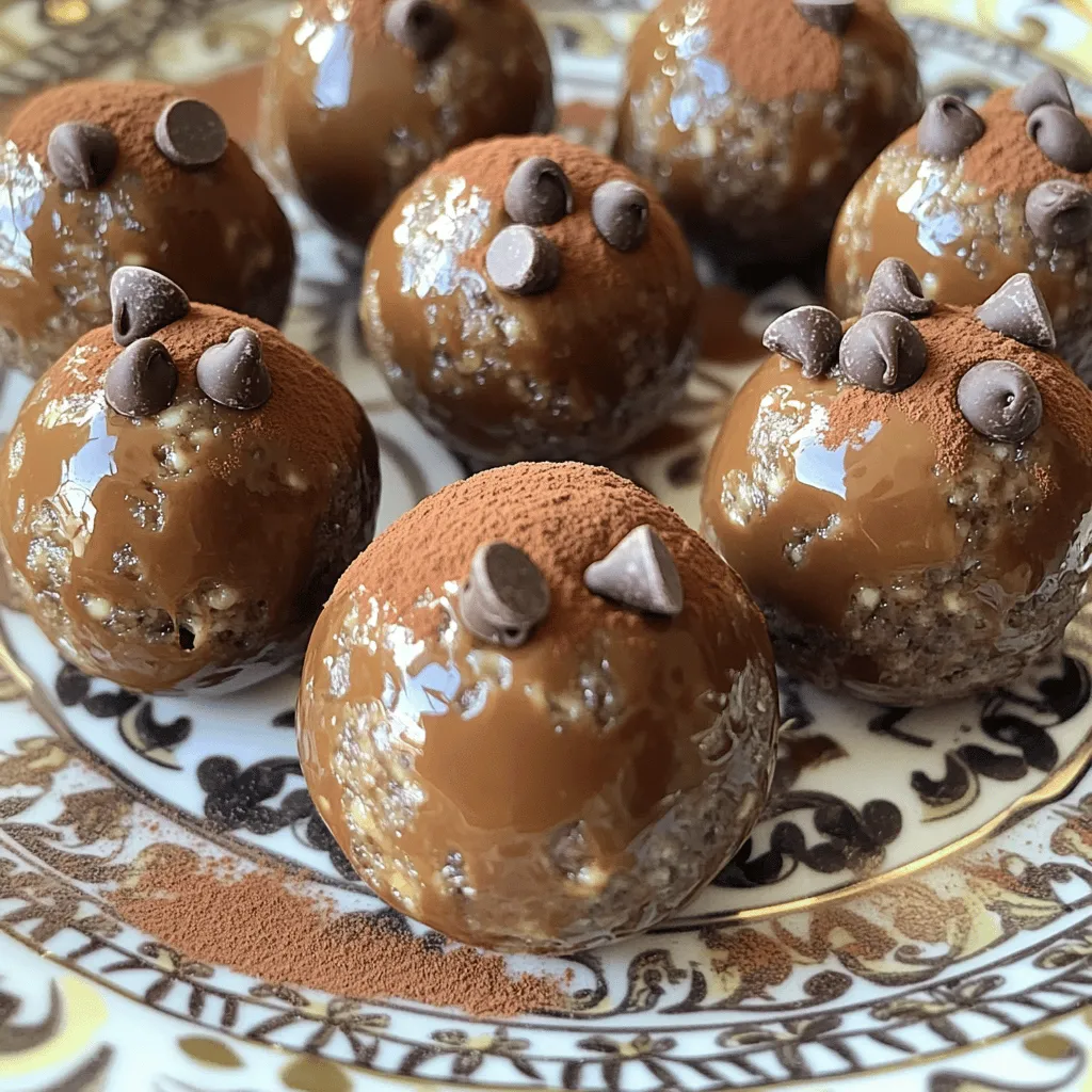 Chocolate Peanut Butter Protein Balls Healthy Snack Idea