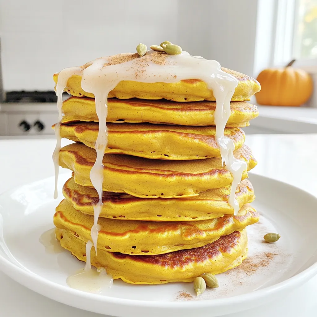 Cinnamon Roll Pumpkin Pancakes Flavorful Fall Treat