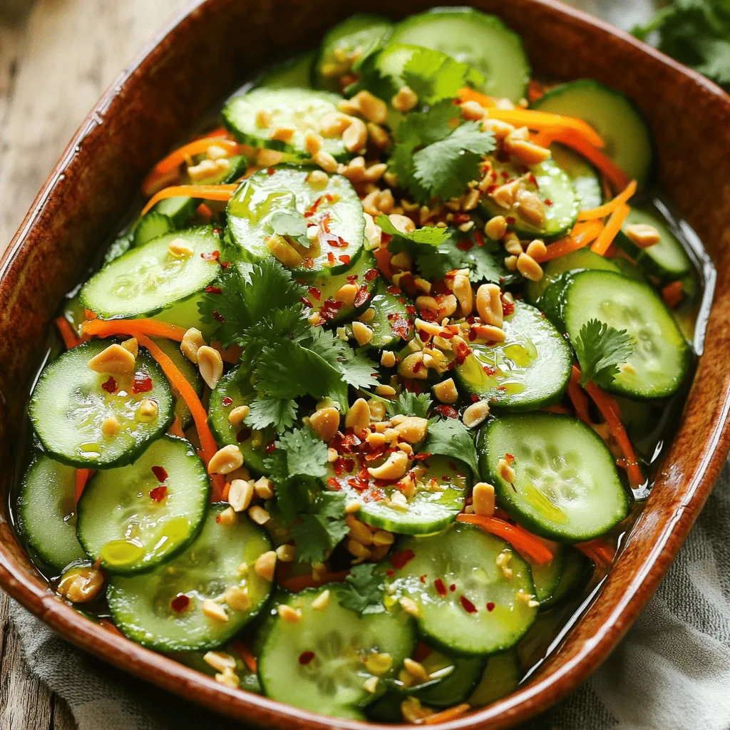 Spicy Thai Cucumber Salad Flavorful and Fresh Dish
