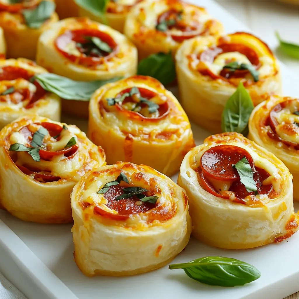 Tortilla Pizza Rolls Crunchy and Cheesy Snack Delight