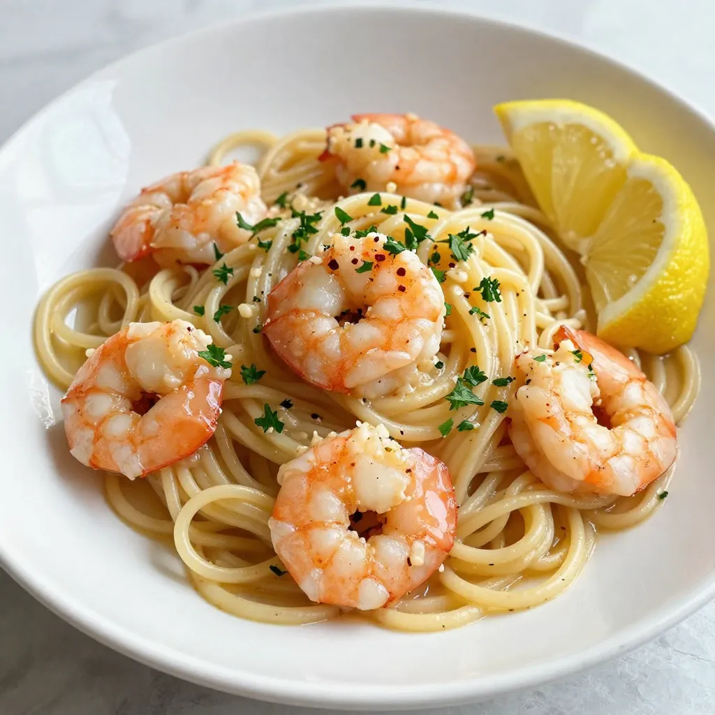 Savory Shrimp Scampi Linguine Quick and Easy Recipe
