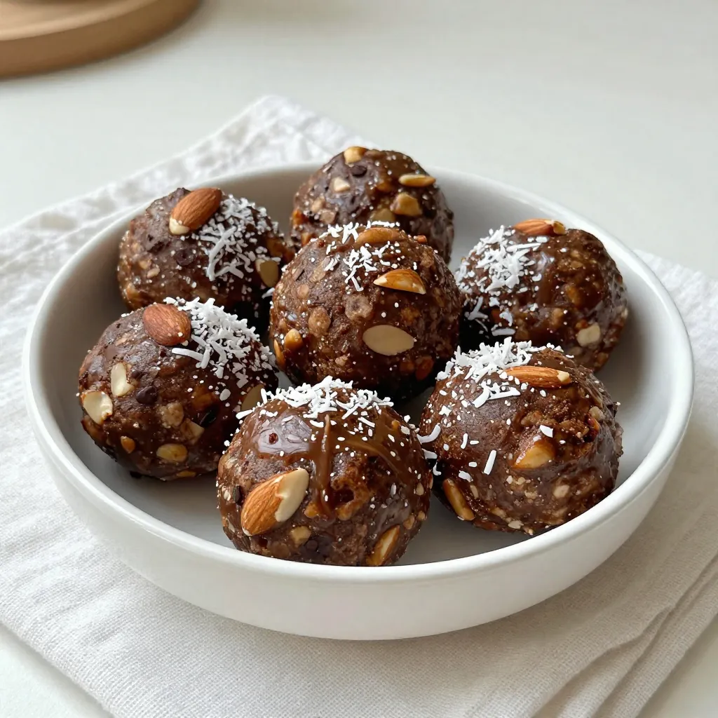 Almond Joy Energy Balls Simple and Tasty Recipe