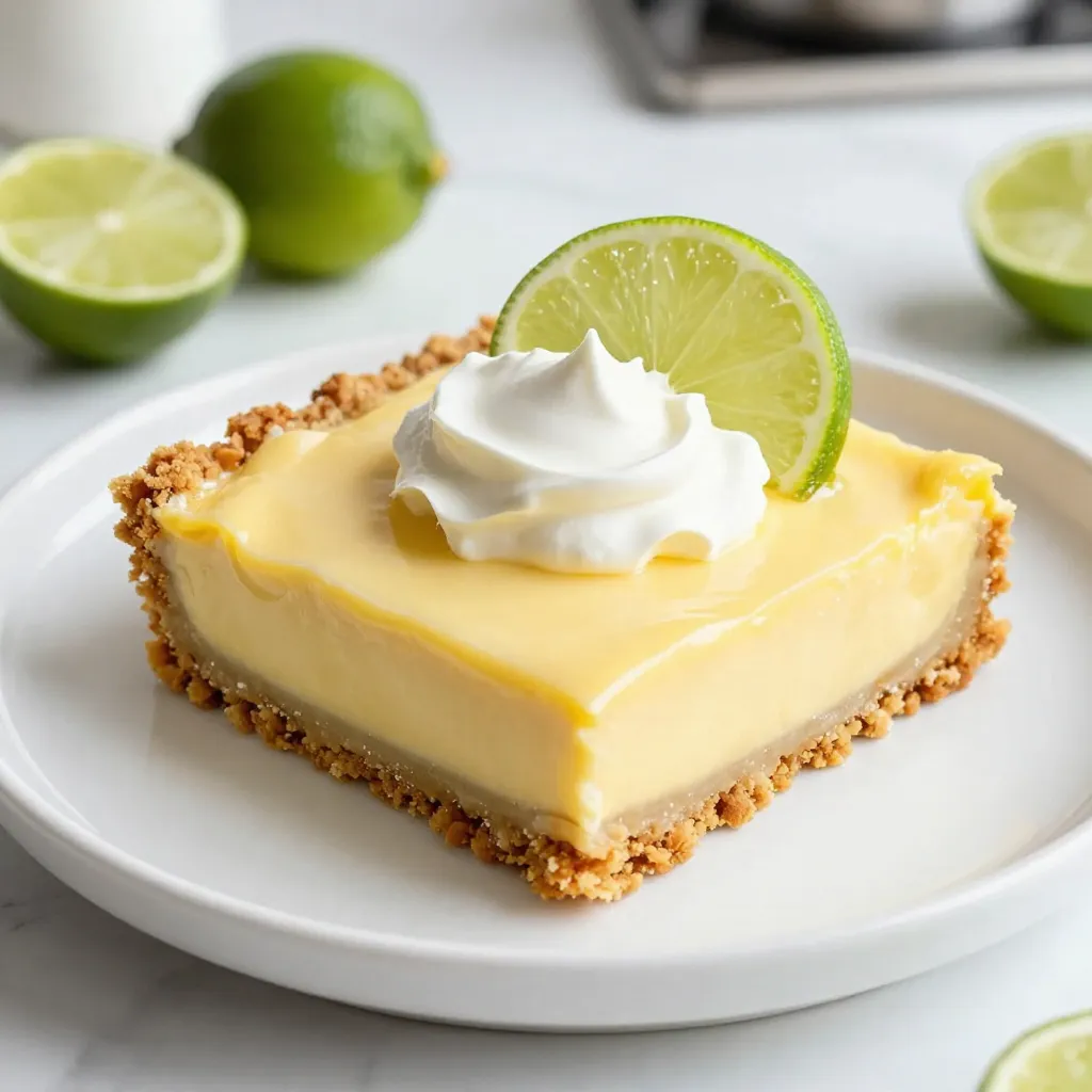 Key Lime Pie Bars Delightful and Tangy Treat Recipe