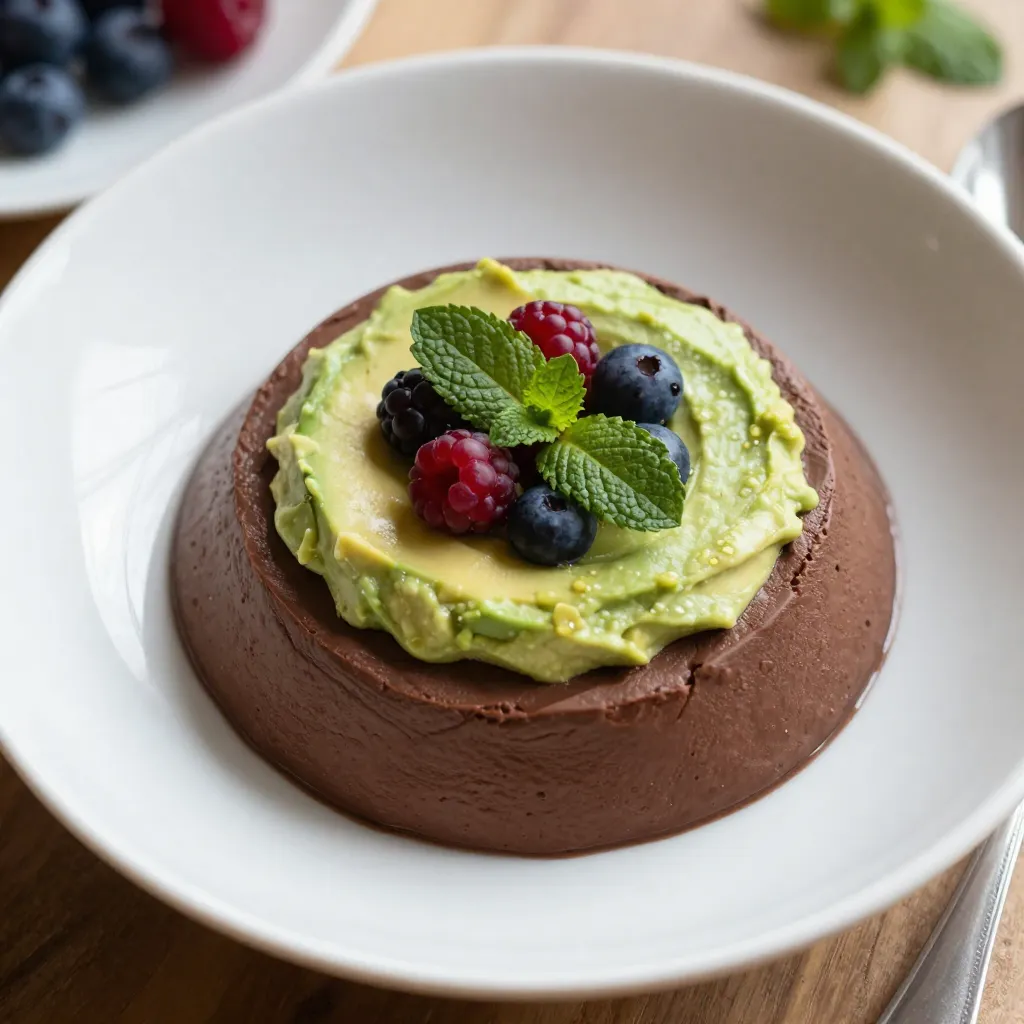 Avocado Chocolate Mousse Rich and Decadent Delight