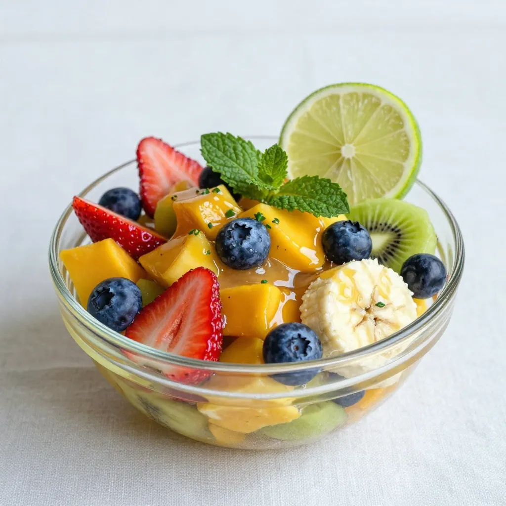 Honey Lime Fruit Salad Refreshing and Light Delight