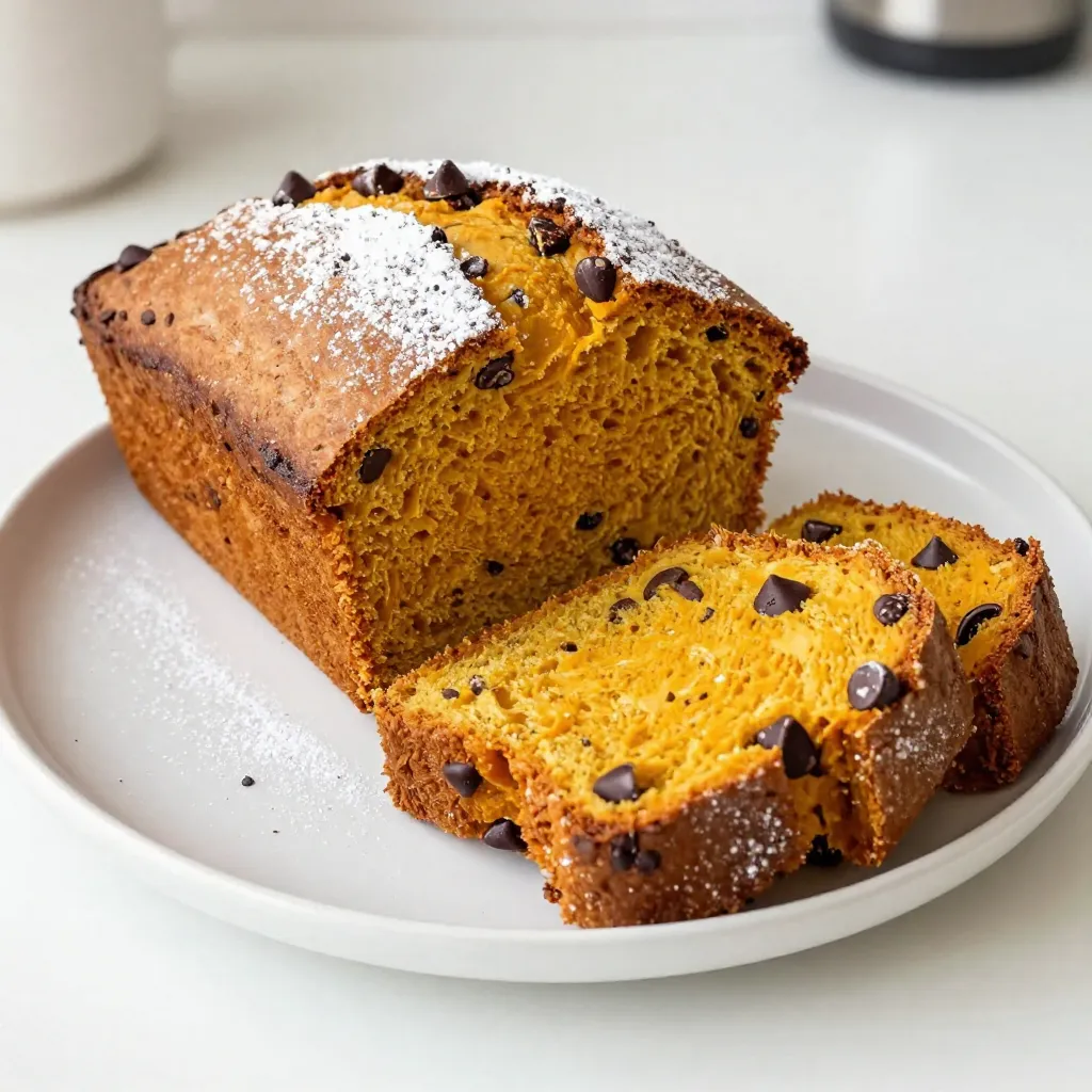 Pumpkin Chocolate Chip Bread Simple and Delicious Recipe
