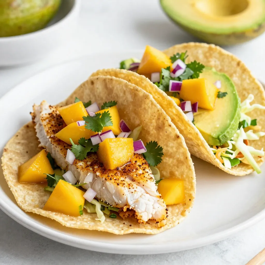Mango Salsa Fish Tacos Flavorful and Fresh Meal