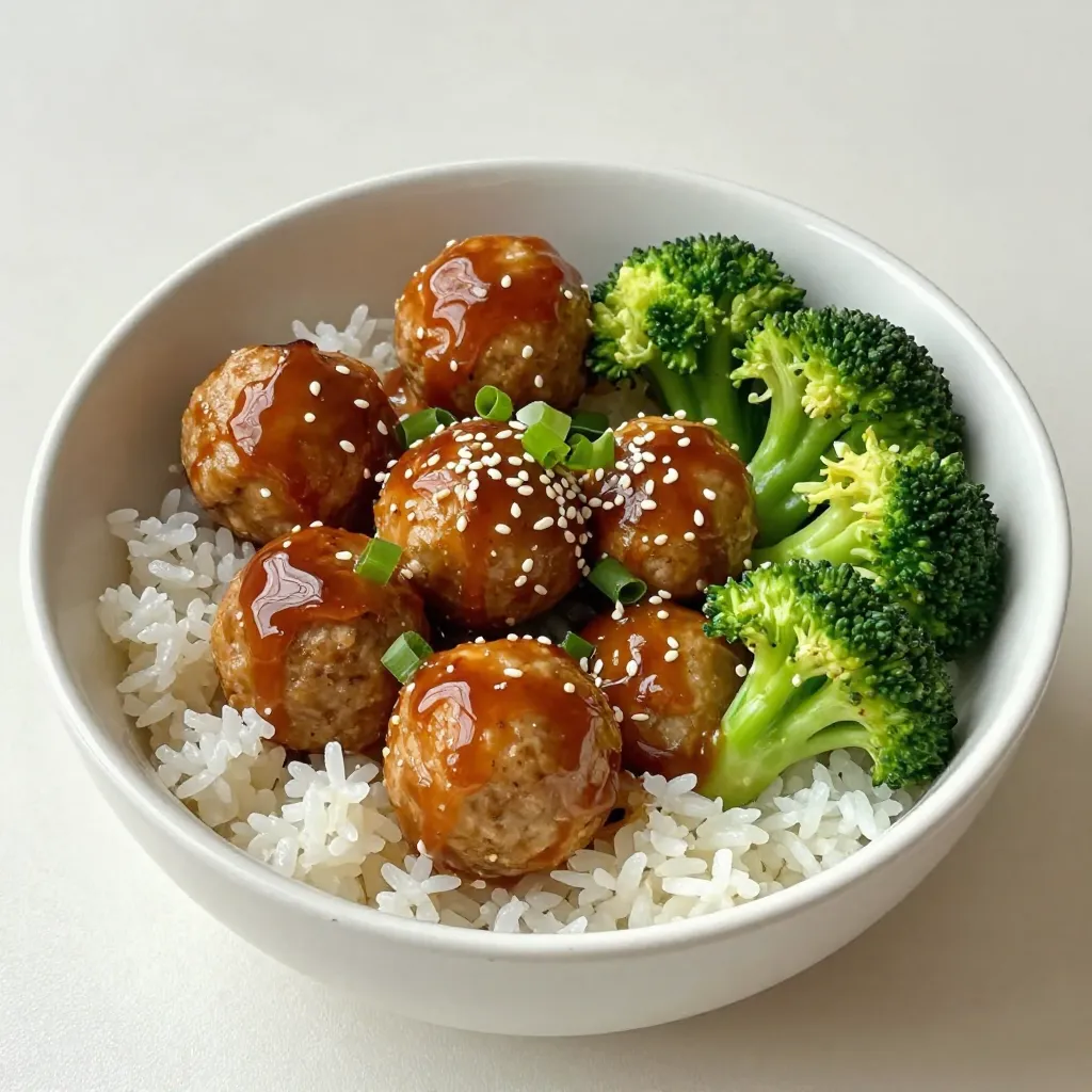 Teriyaki Meatball Bowls Flavor-Loaded Easy Recipe