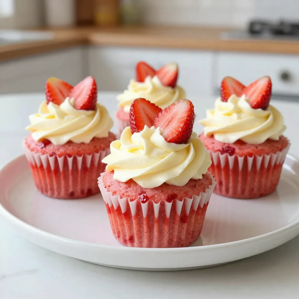Strawberry Lemonade Cupcakes Delightful and Easy Treat