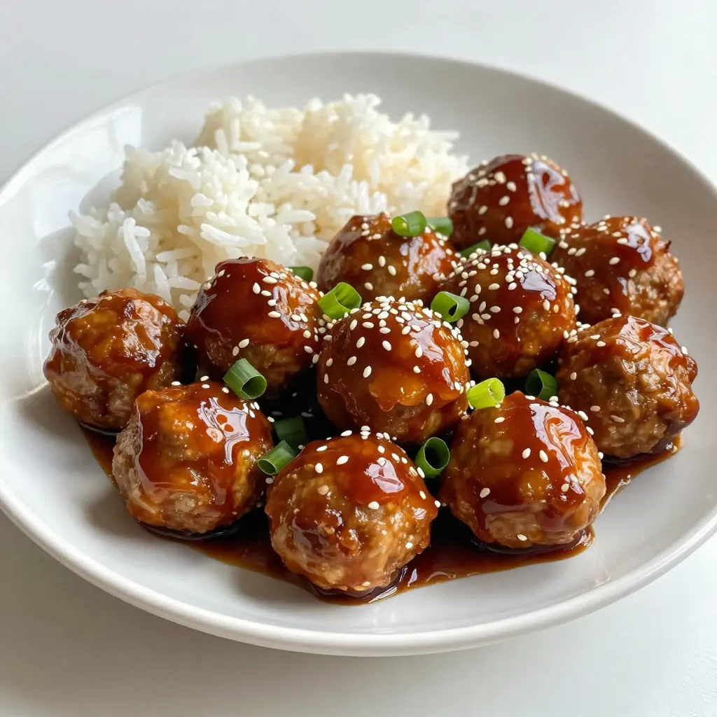 Chicken Teriyaki Meatballs Tasty and Simple Recipe