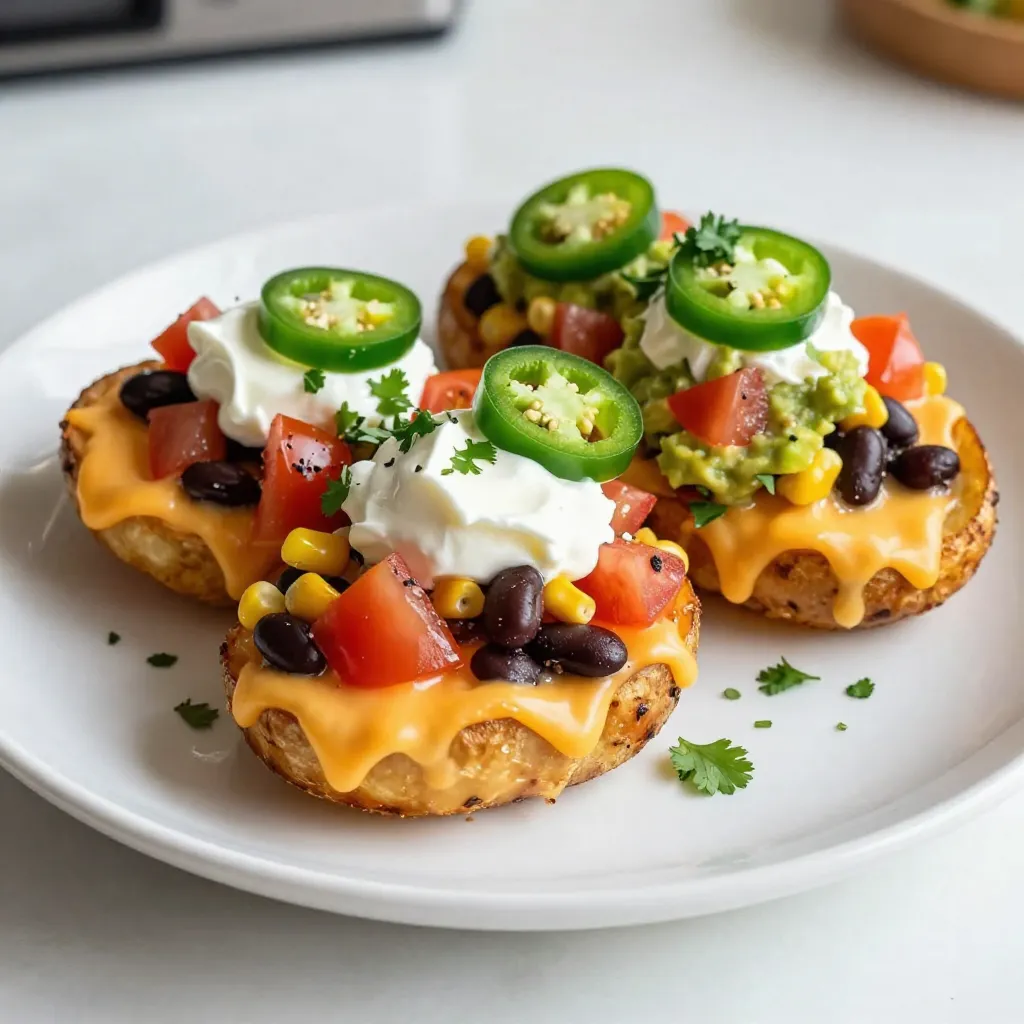 Loaded Nacho Potato Skins Delicious and Easy Recipe