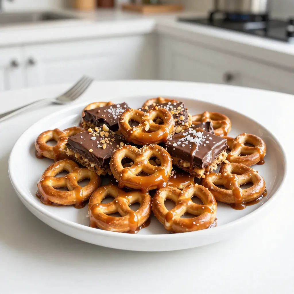 Salted Caramel Pretzel Bark Irresistible Sweet Treat