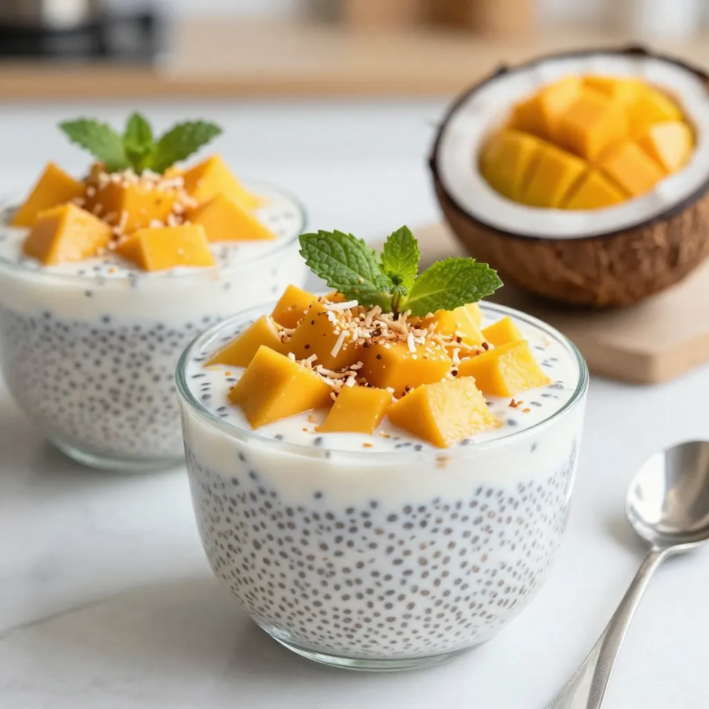 Mango Coconut Chia Pudding Simple and Tasty Treat