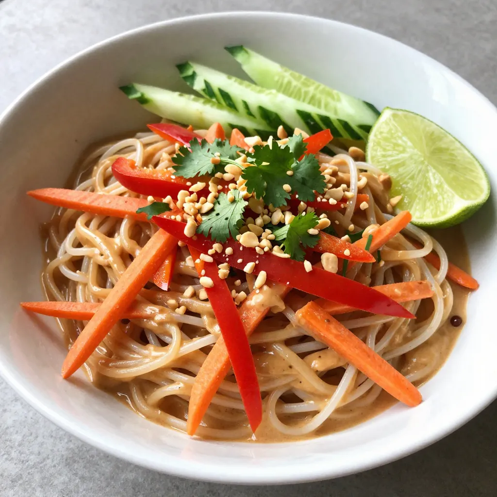 Spicy Thai Peanut Noodles Quick and Flavorful Meal