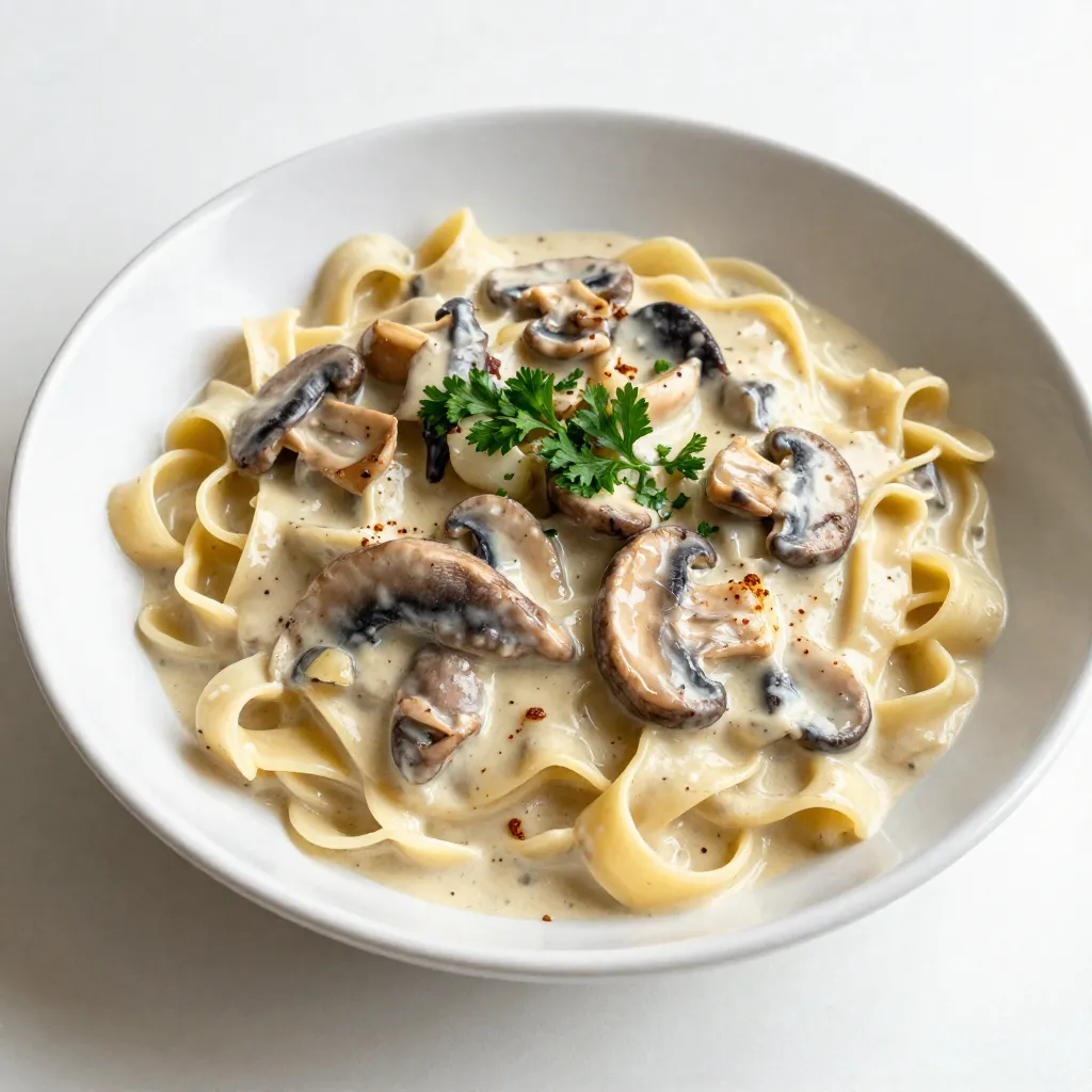 Creamy Mushroom Stroganoff Rich and Tasty Recipe