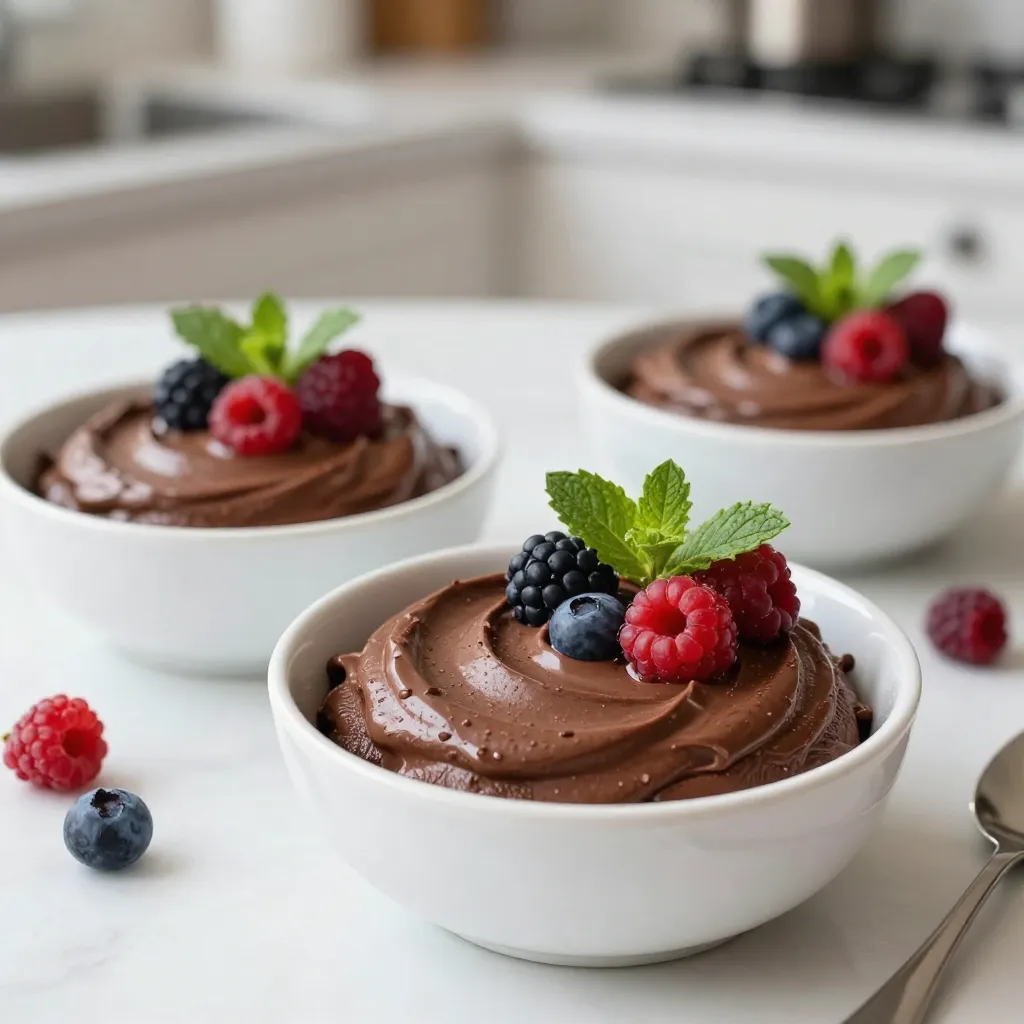 Vegan Chocolate Avocado Mousse Rich and Creamy Delight