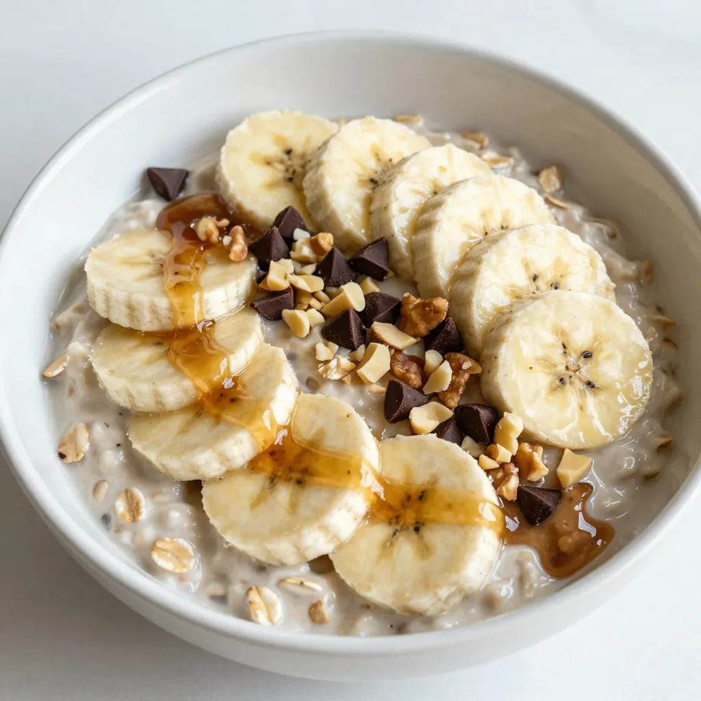 Peanut Butter Banana Overnight Oats Simple Delight