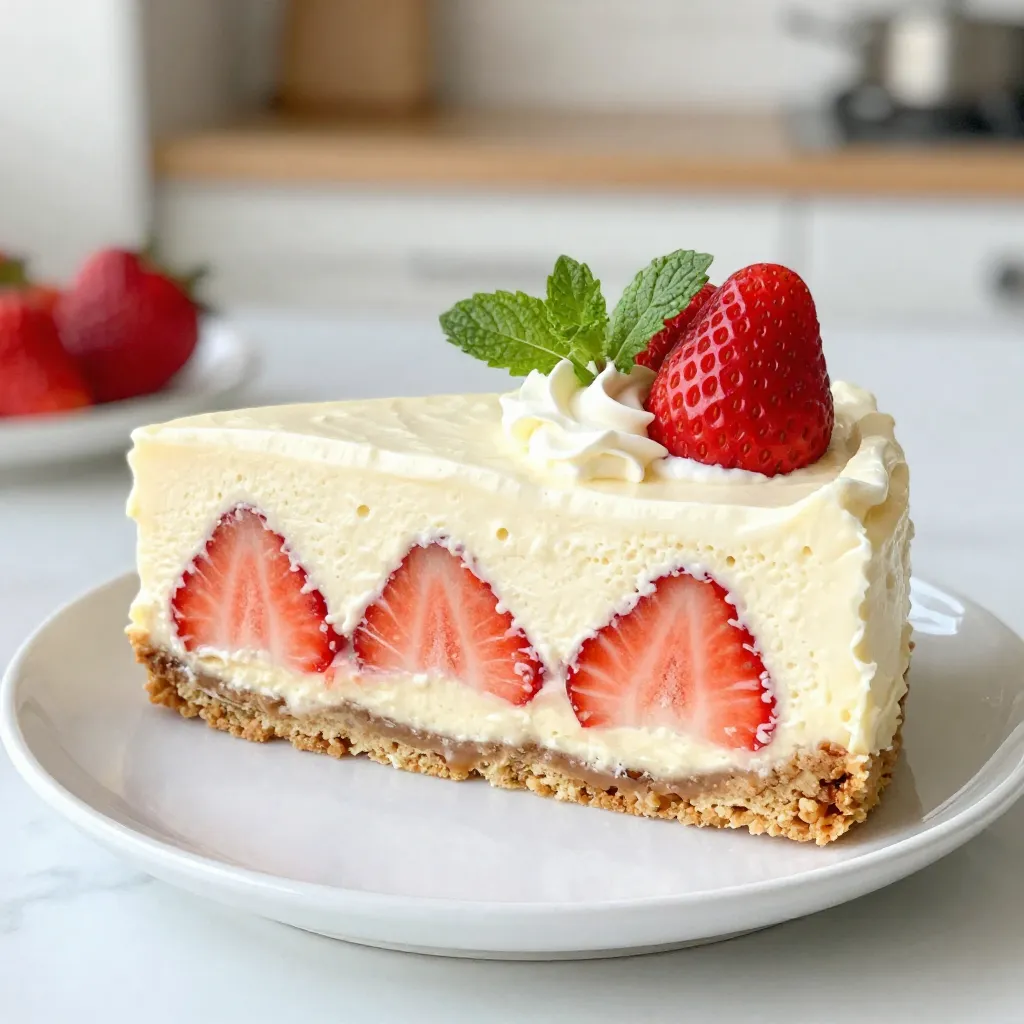 Strawberry Cheesecake Icebox Cake Fresh and Tasty Treat