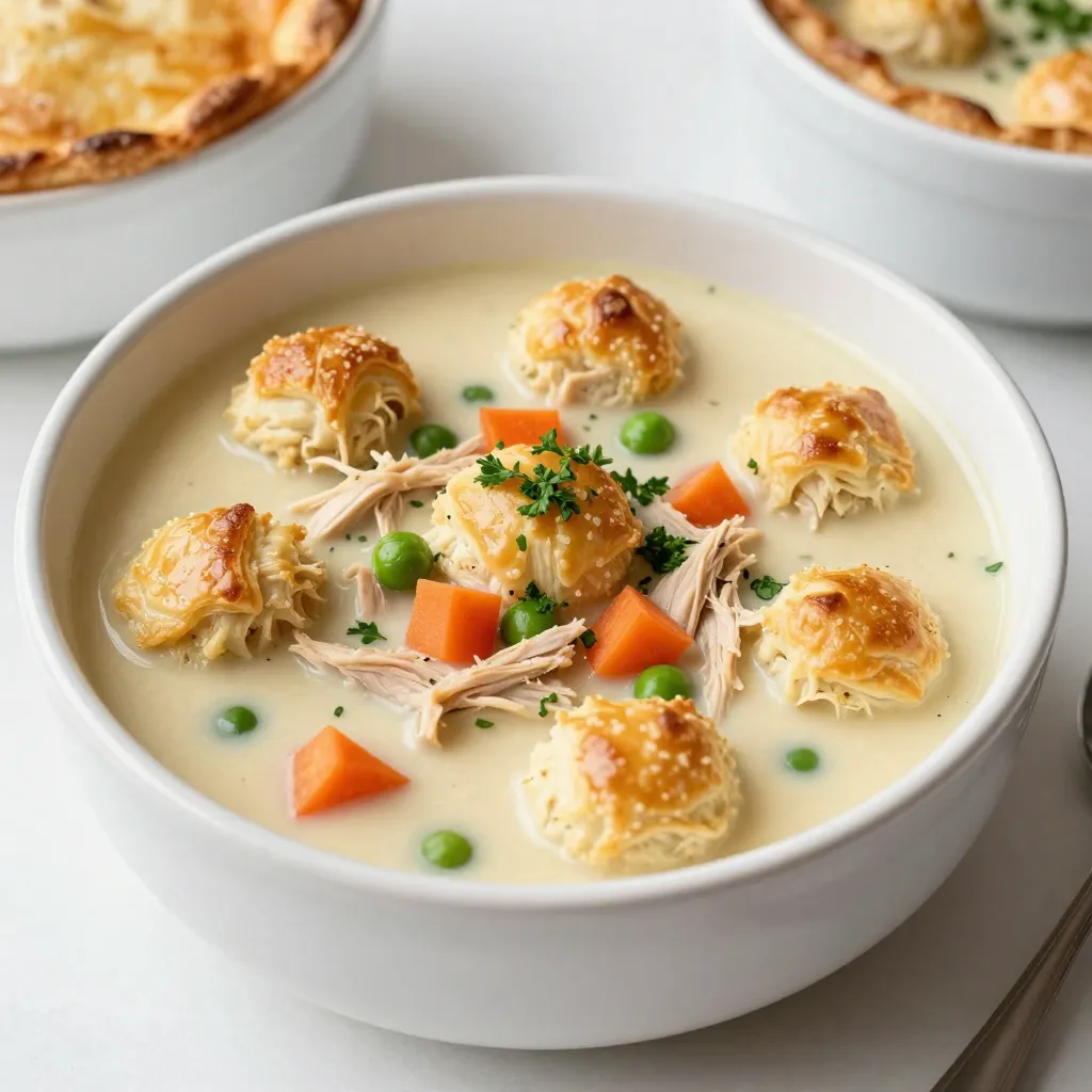 Creamy Chicken Pot Pie Soup Easy Comfort Dish