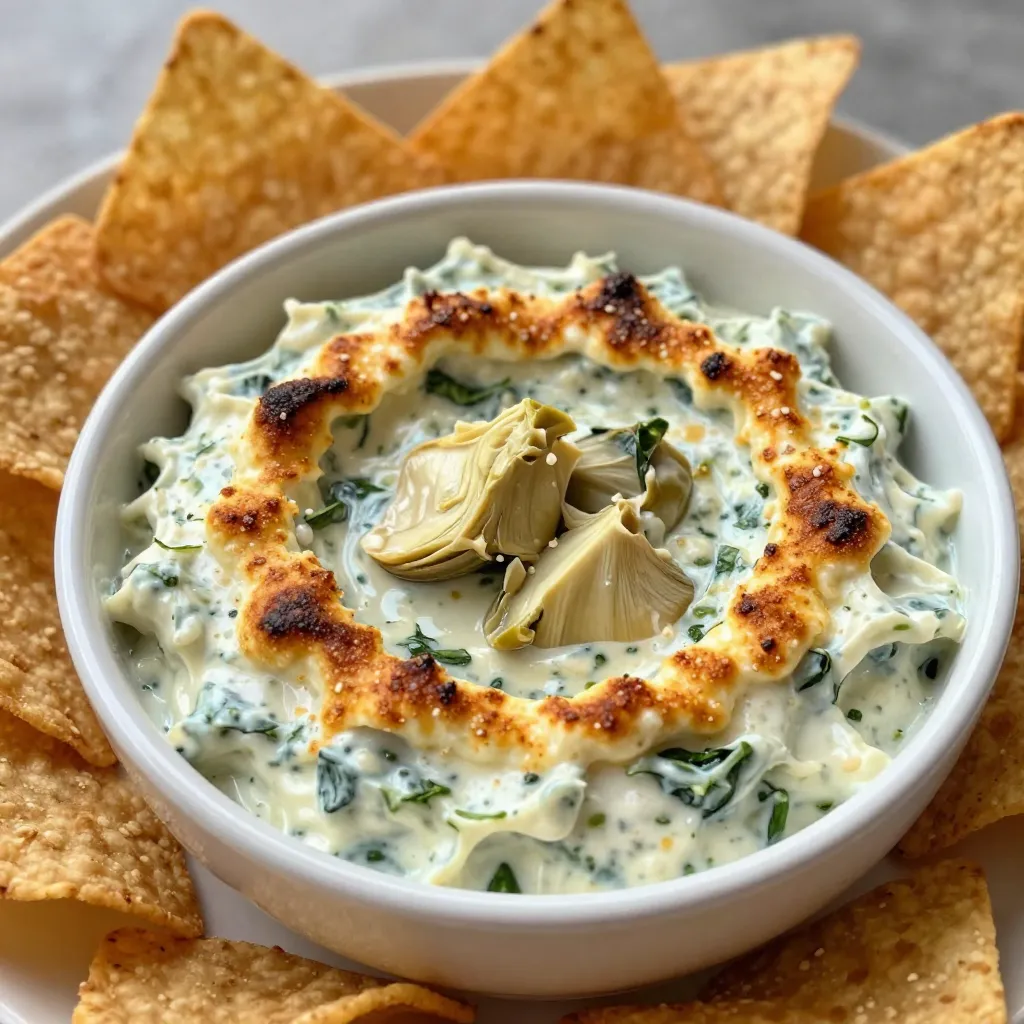 Cheesy Spinach Artichoke Dip Perfect for Gatherings