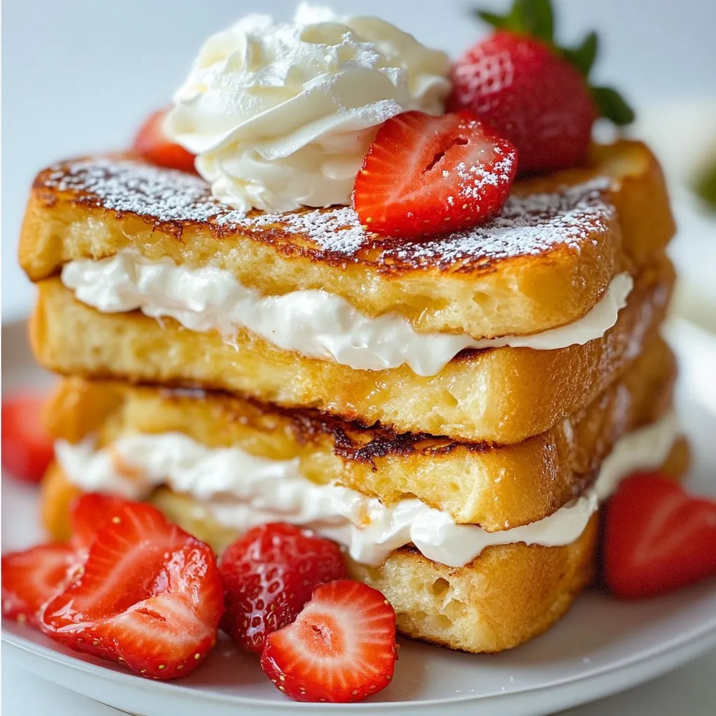 Strawberry Cheesecake French Toast Delight Recipe