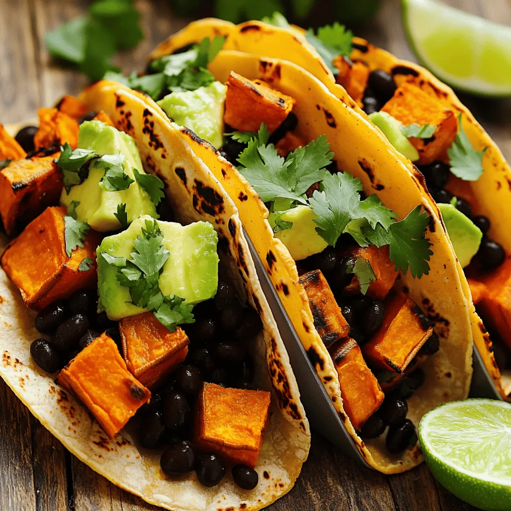 Sweet Potato Black Bean Tacos Flavorful and Healthy Meal