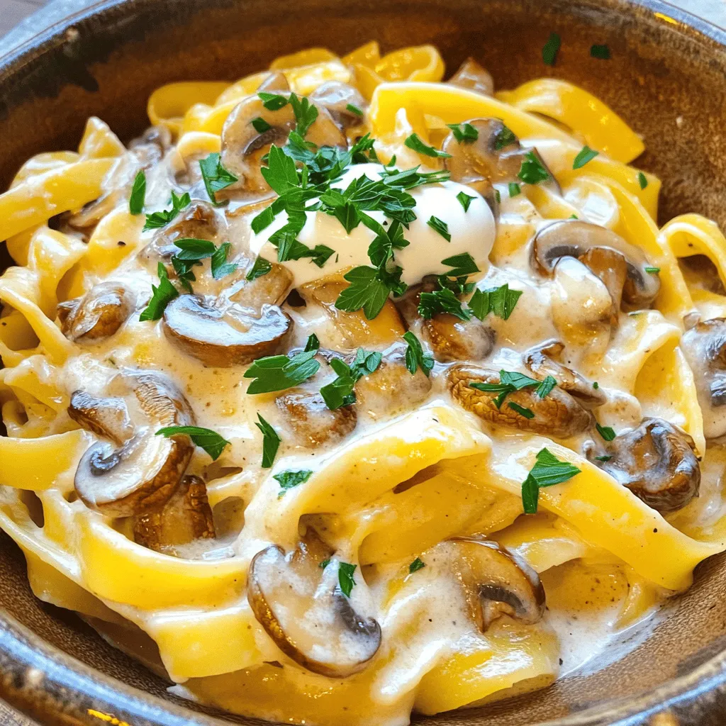 Vegan Mushroom Stroganoff Creamy and Comforting Dish