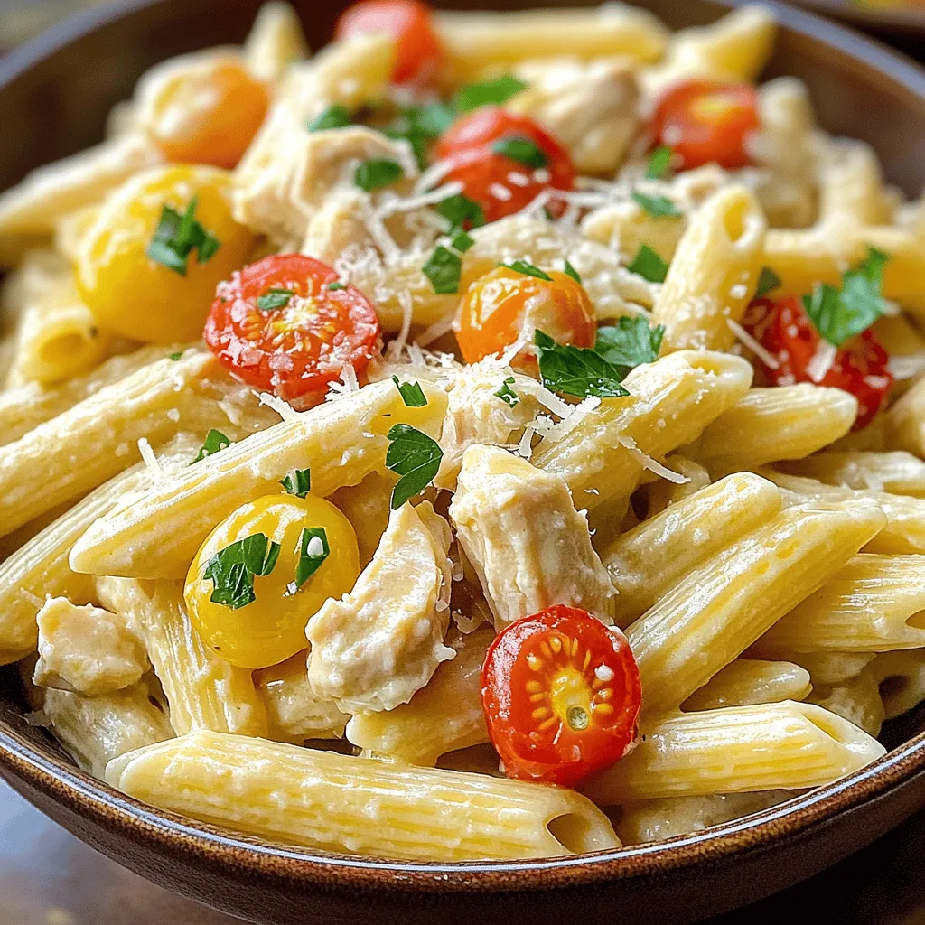 Creamy Chicken Ranch Pasta Simple and Tasty Meal