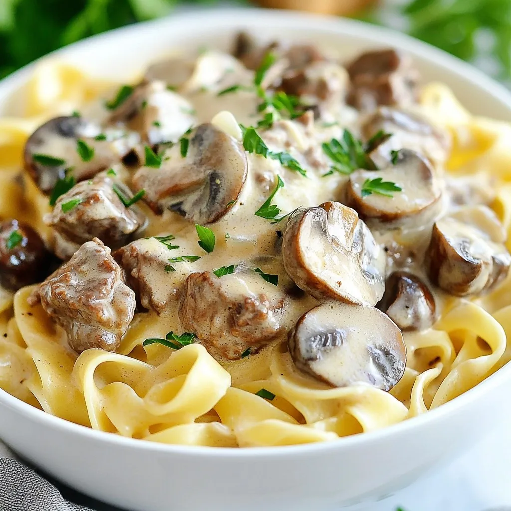 Instant Pot Beef Stroganoff Comforting Dinner Recipe